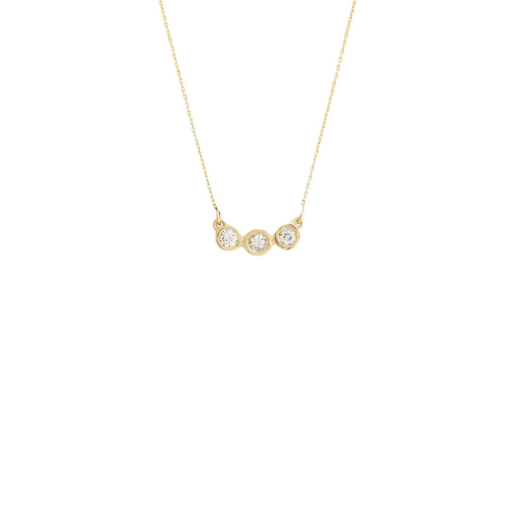 Details  Experience the exquisite beauty of the Triple Sapphire Pendant. Crafted with stunning sapphire gemstones and an elegant design, this versatile accessory adds a touch of sophistication to any outfit. Elevate your style and make a statement with the Triple Sapphire Pendant.