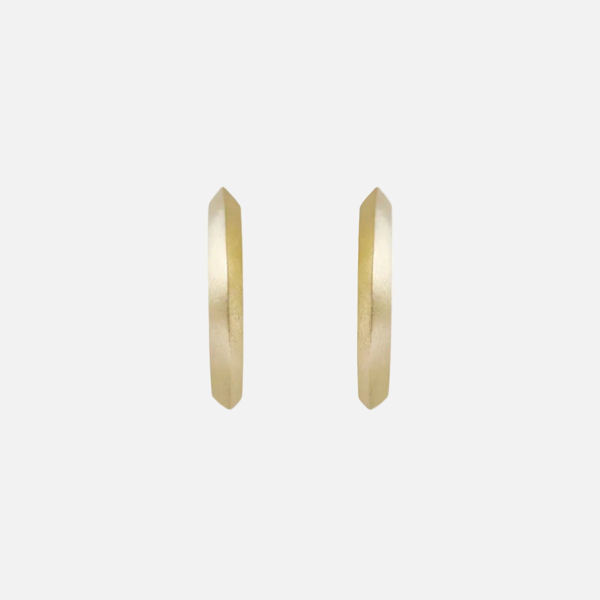 Introducing our Everyday / Hoop Earrings, a versatile and timeless accessory that effortlessly elevates any outfit. With their easy-to-wear design, these earrings are a must-have addition to your jewelry collection. 14k Yellow Gold Satin Finish HxW: 13.75mm x 2.20mm Need different material, stone, finish?