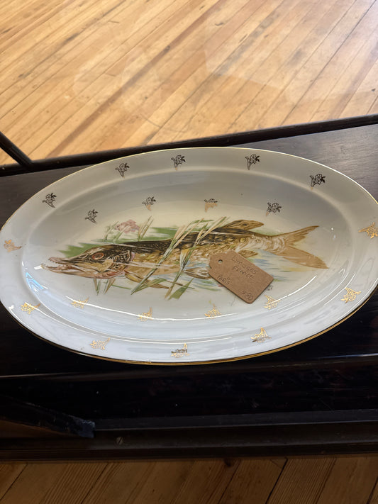 Big trout serving plate French