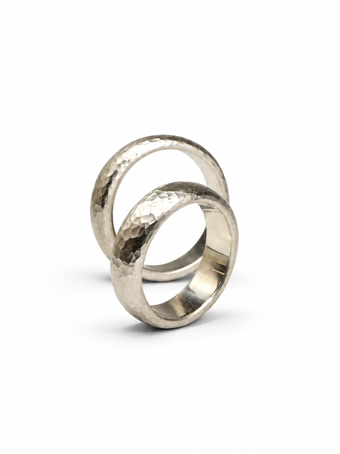 Textured hammered Ring