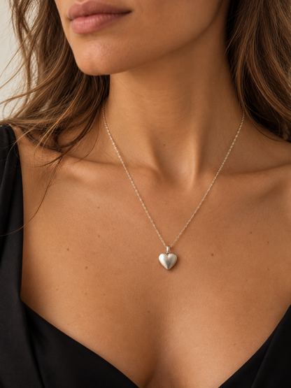 cremation heart pendant 12mm 