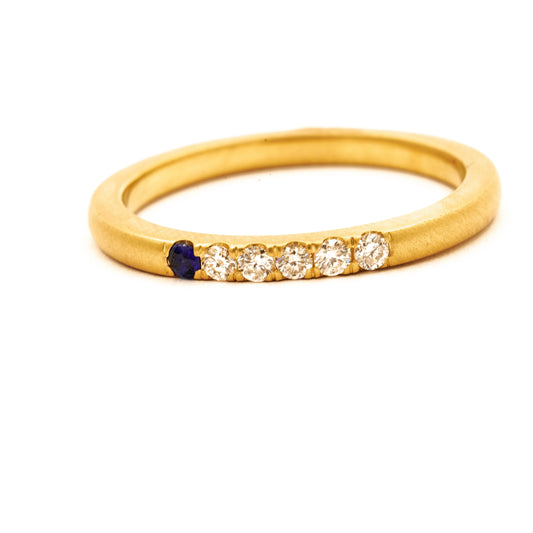 6 Diamond Cremation Band