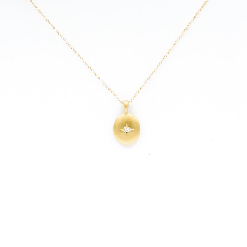 14k gold diamond cremation ashes locket necklace memorial jewelry