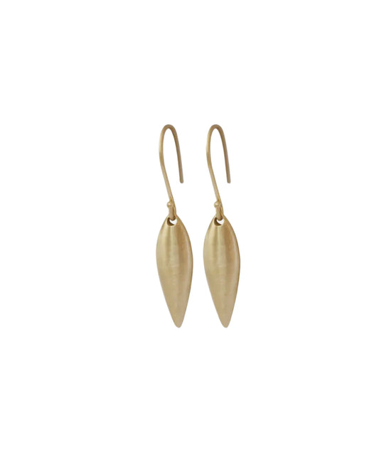 pod  earrings gold and silver 