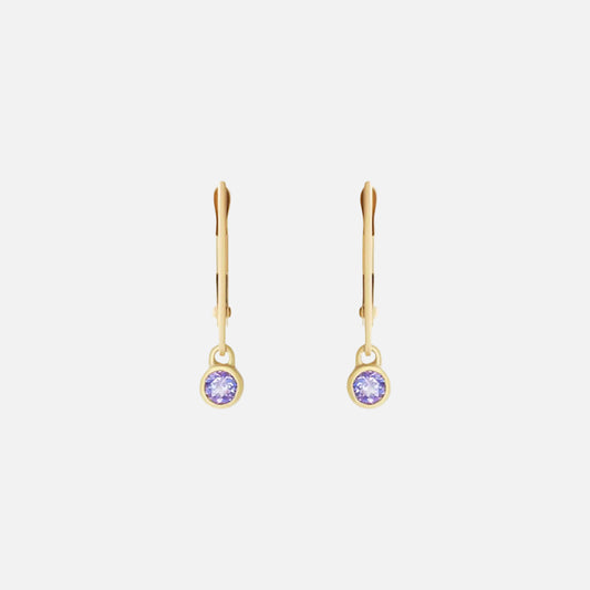 Tanzanite Drop / Earrings 14K Gold - Silver – handmade jewelry by Tricia Kirkland