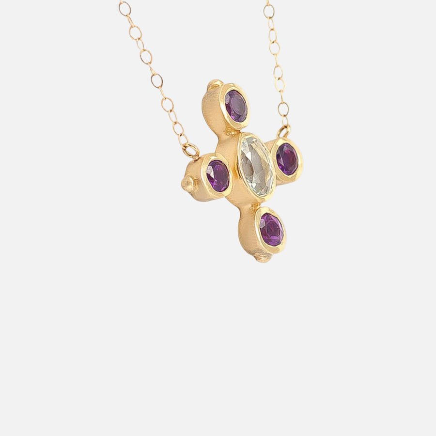 Amethyst and Aquamarine – handmade jewelry by Tricia Kirkland